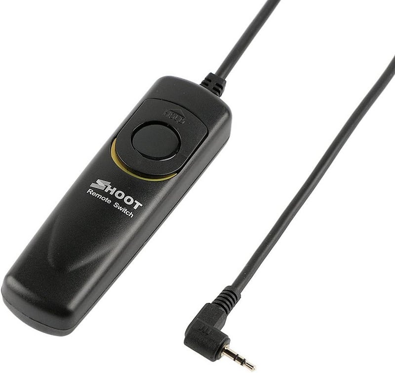 Shoot كابل تحرير الغالق عن بُعد، سلك بديل لمفتاح التحكم RS-60E3 لكاميرات كانون ريبيل T7 T7i T6 T6i T6S T5 T5i T4i T3 T3i T2 60D 70D 77D 80D G16 G15 G12 G11 G10 G1X G1X مارك II G1X مارك III - Image 1